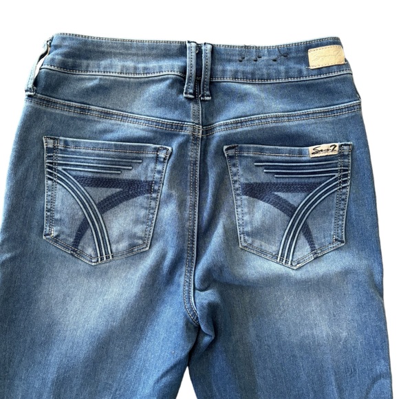 Seven 7 Skinny Ankle Crop Jeans 4 - Picture 8 of 12